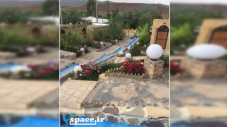 محوطه اقامتگاه بوم گردی باغ باشو - کرمان - درب بهشت - روستای شیر آغوش