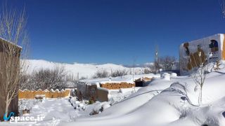 محوطه اقامتگاه بوم گردی باغ باشو - کرمان - درب بهشت - روستای شیر آغوش
